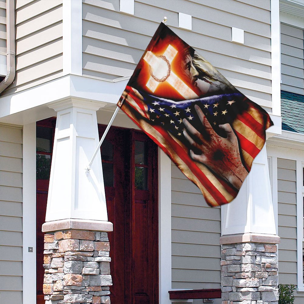 Christian Garden Flags, Jesus Christ Flag, Christian House Flags, Christian Cross Flag, Faith Flag