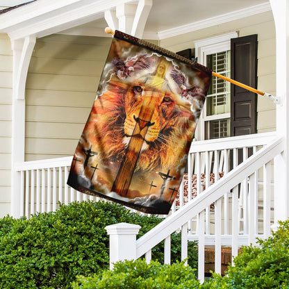 Christian Garden Flags, Jesus Christ, Our Hope Flag, Christian House Flags, Christian Cross Flag, Faith Flag