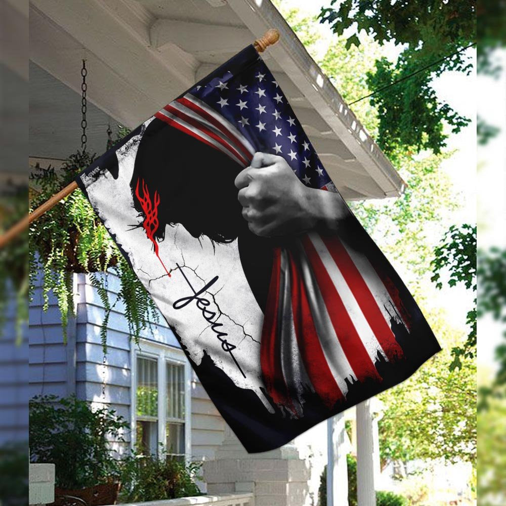 Christian Garden Flags, Jesus Flag, Christian House Flags, Christian Cross Flag, Faith Flag