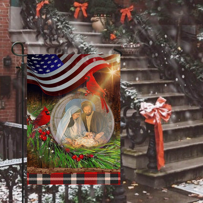 Christian Garden Flags, Jesus Is Born Christmas Flag, Christian House Flags, Christian Cross Flag, Faith Flag