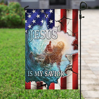 Christian Garden Flags, Jesus Is My Savior American US Flag, Christian House Flags, Christian Cross Flag, Faith Flag