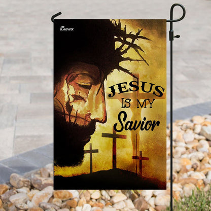Christian Garden Flags, Jesus Is My Savior Flag, Christian House Flags, Christian Cross Flag, Faith Flag