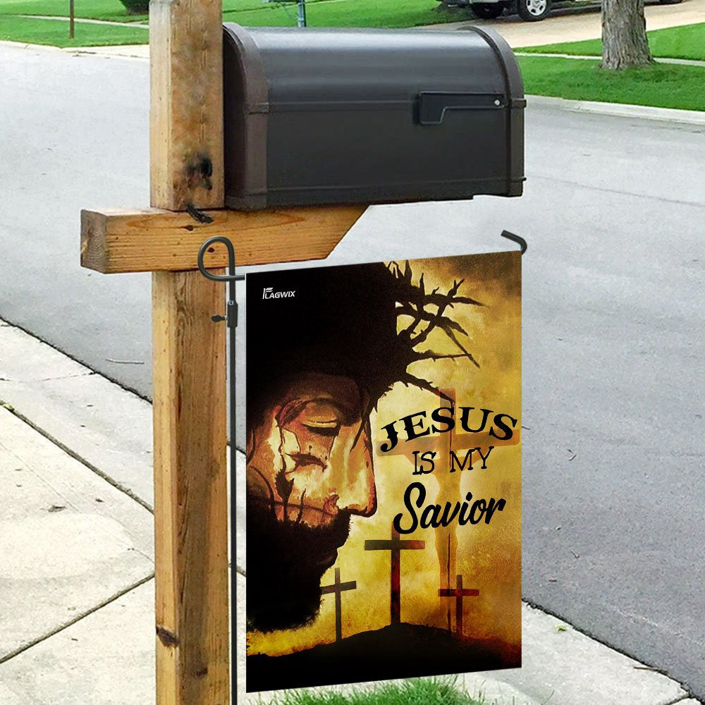 Christian Garden Flags, Jesus Is My Savior Flag, Christian House Flags, Christian Cross Flag, Faith Flag