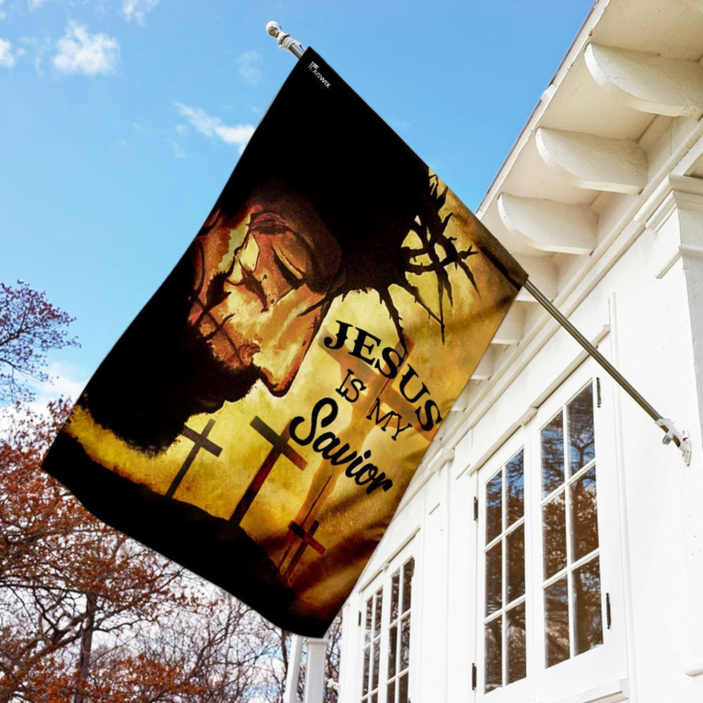 Christian Garden Flags, Jesus Is My Savior Flag, Christian House Flags, Christian Cross Flag, Faith Flag
