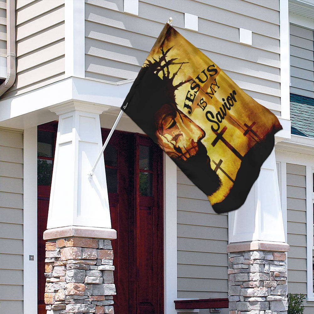 Christian Garden Flags, Jesus Is My Savior Flag, Christian House Flags, Christian Cross Flag, Faith Flag