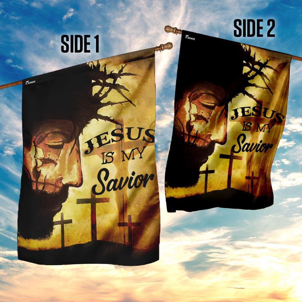 Christian Garden Flags, Jesus Is My Savior Flag, Christian House Flags, Christian Cross Flag, Faith Flag