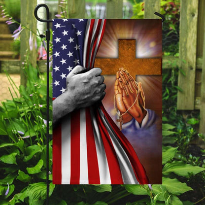 Christian Garden Flags, Jesus It's Not Religion It's A Relationship Flag, Christian House Flags, Christian Cross Flag, Faith Flag