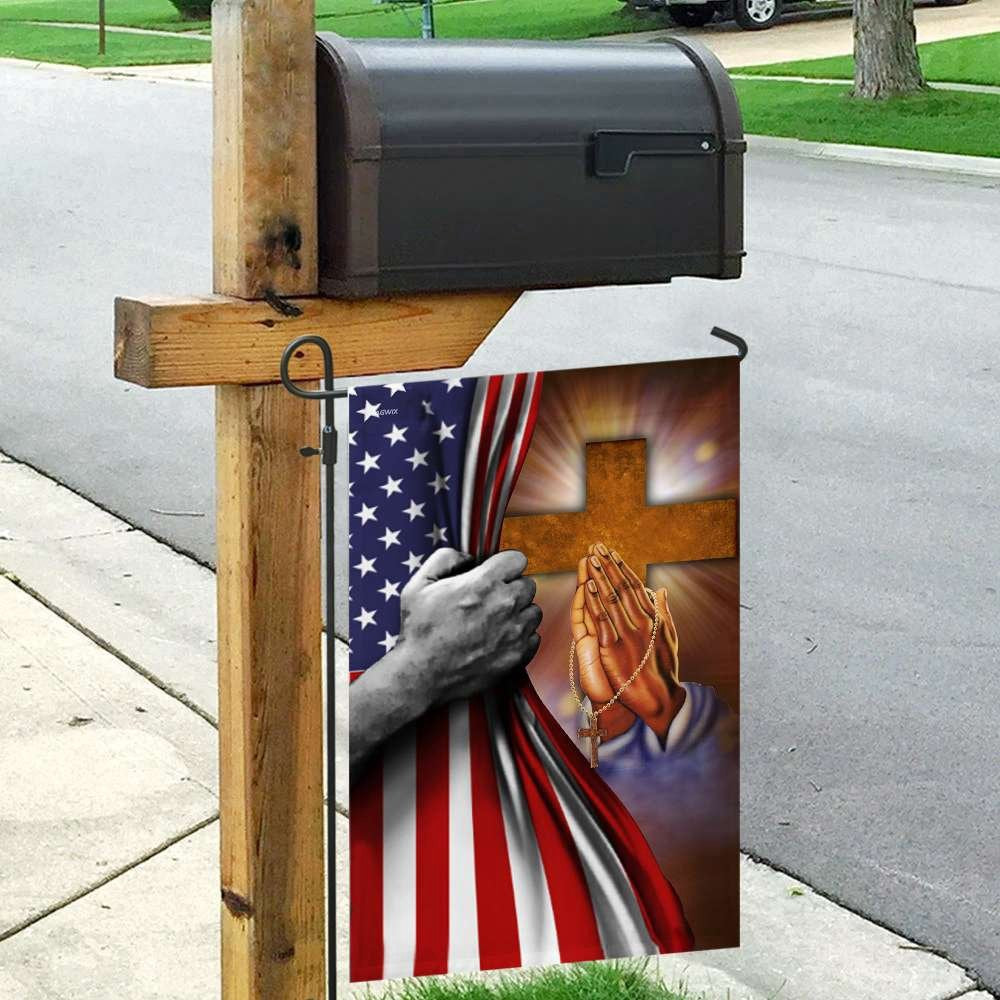 Christian Garden Flags, Jesus It's Not Religion It's A Relationship Flag, Christian House Flags, Christian Cross Flag, Faith Flag