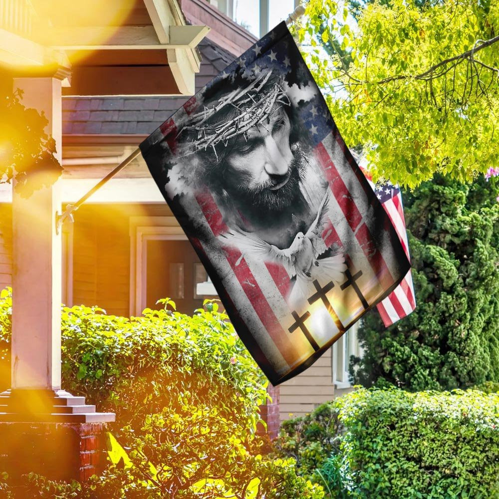 Christian Garden Flags, Jesus Our Savior Flag, Christian House Flags, Christian Cross Flag, Faith Flag