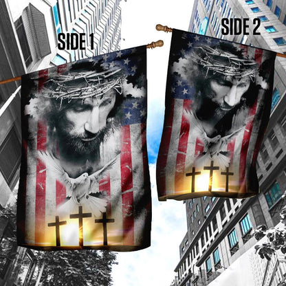 Christian Garden Flags, Jesus Our Savior Flag, Christian House Flags, Christian Cross Flag, Faith Flag