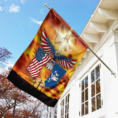 Christian Garden Flags, Louisiana State One Nation Under God Flag, Christian House Flags, Christian Cross Flag, Faith Flag