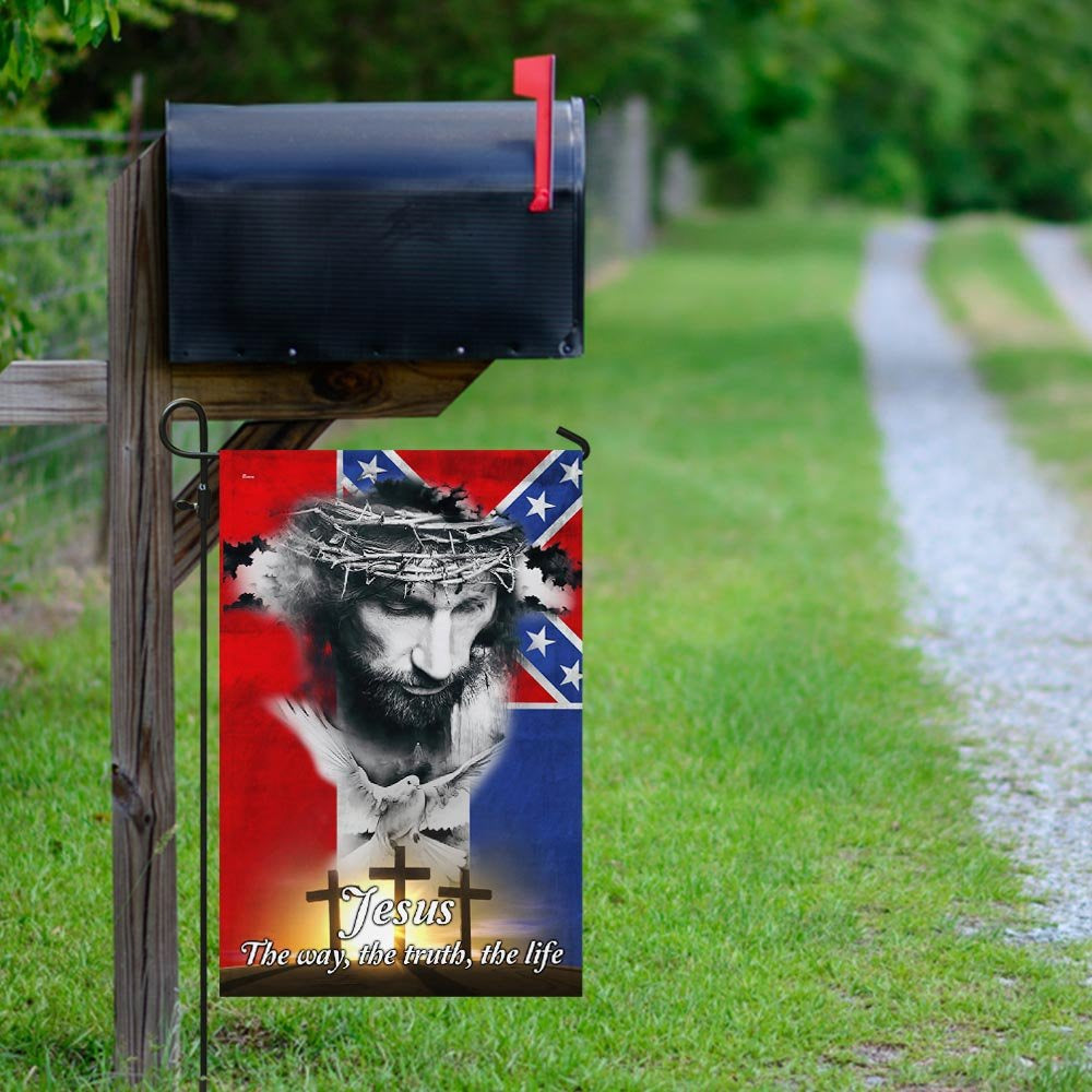 Christian Garden Flags, Mississippi Jesus Flag, Christian House Flags, Christian Cross Flag, Faith Flag