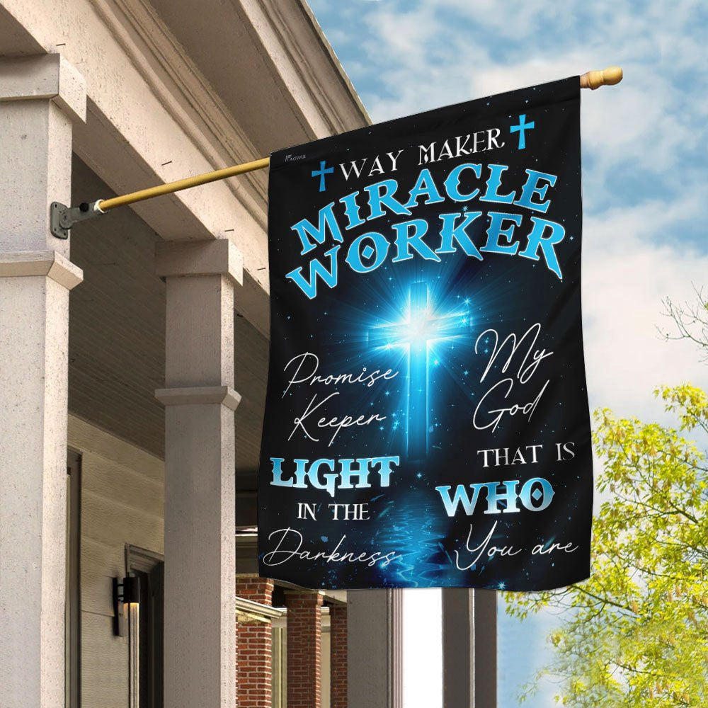 Christian Garden Flags, My God That Is Who You Are Flag, Christian House Flags, Christian Cross Flag, Faith Flag