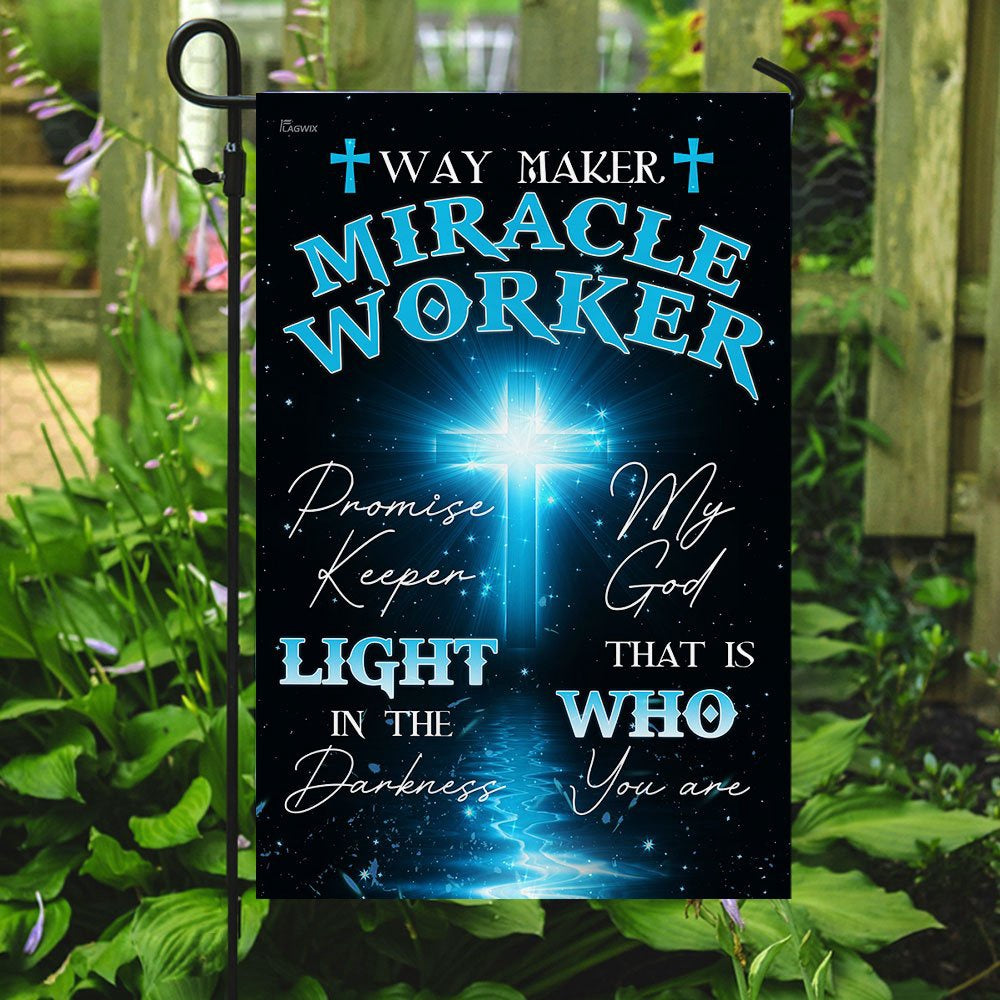 Christian Garden Flags, My God That Is Who You Are Flag, Christian House Flags, Christian Cross Flag, Faith Flag