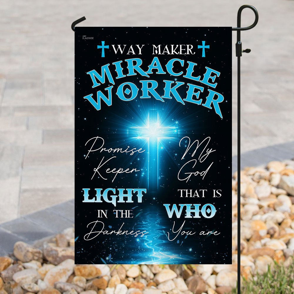 Christian Garden Flags, My God That Is Who You Are Flag, Christian House Flags, Christian Cross Flag, Faith Flag