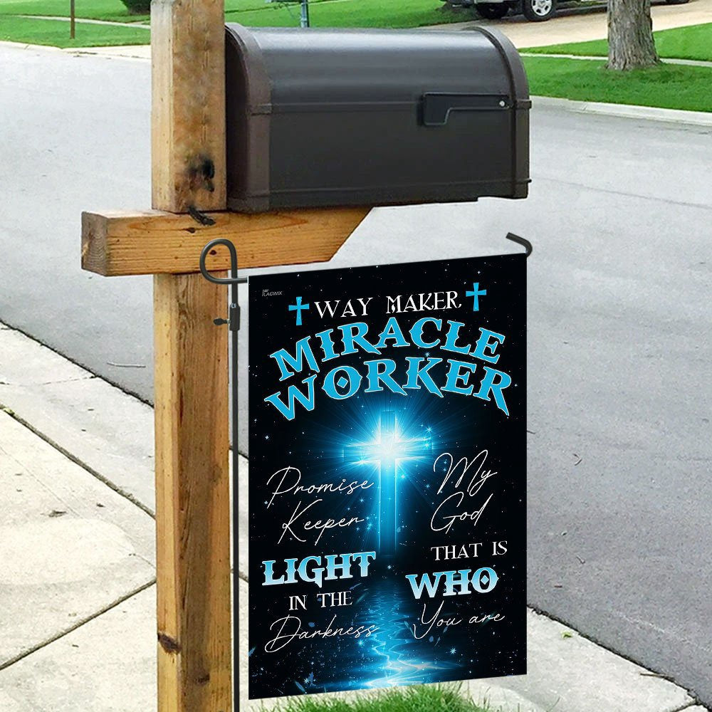 Christian Garden Flags, My God That Is Who You Are Flag, Christian House Flags, Christian Cross Flag, Faith Flag