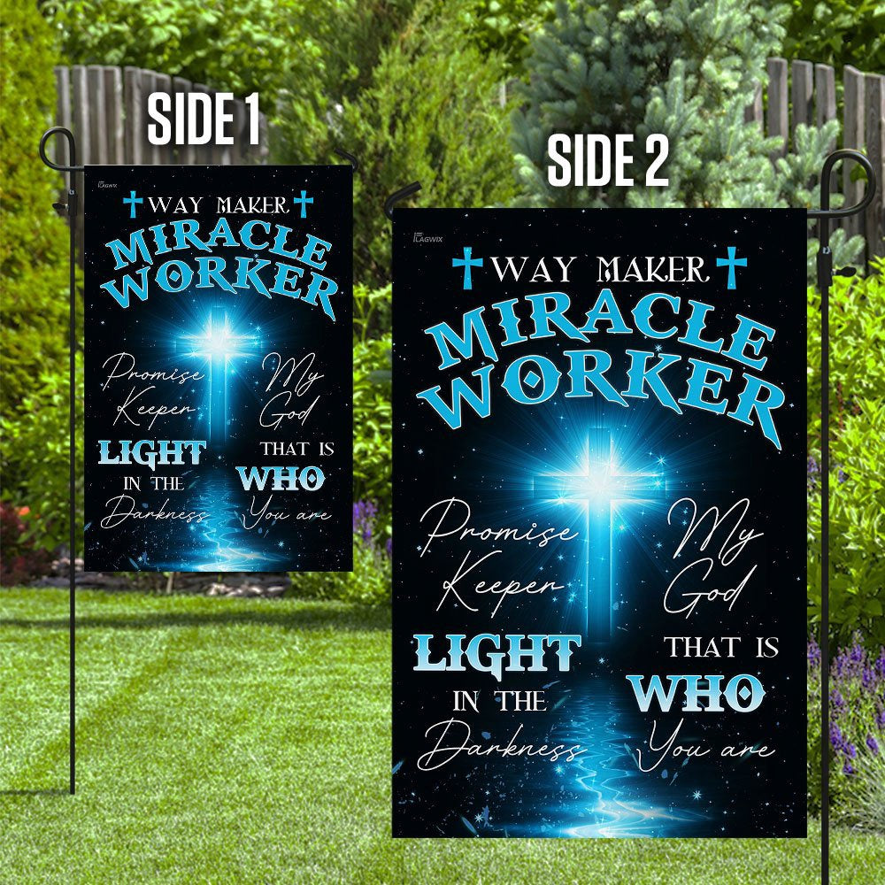 Christian Garden Flags, My God That Is Who You Are Flag, Christian House Flags, Christian Cross Flag, Faith Flag