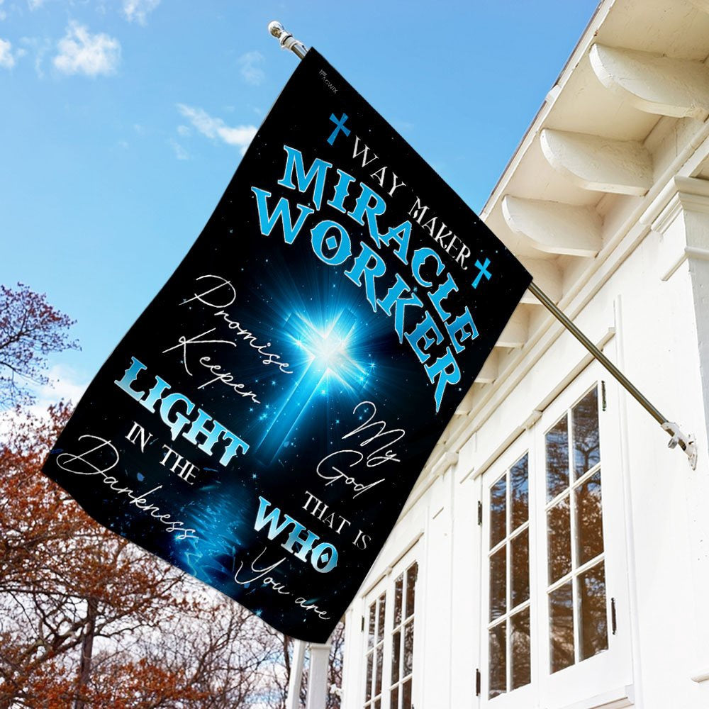 Christian Garden Flags, My God That Is Who You Are Flag, Christian House Flags, Christian Cross Flag, Faith Flag