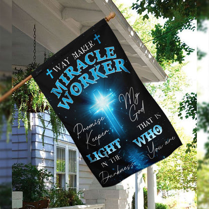 Christian Garden Flags, My God That Is Who You Are Flag, Christian House Flags, Christian Cross Flag, Faith Flag