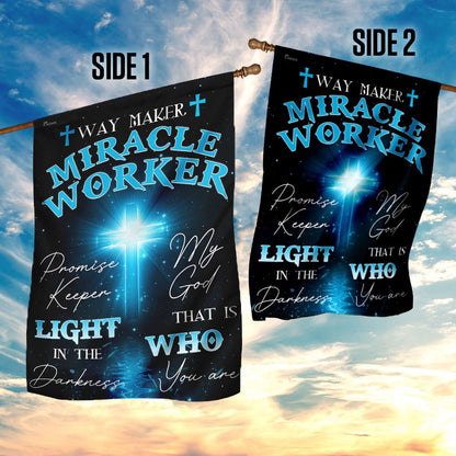 Christian Garden Flags, My God That Is Who You Are Flag, Christian House Flags, Christian Cross Flag, Faith Flag