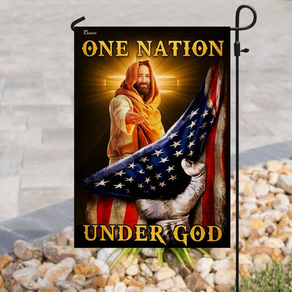 Christian Garden Flags, One Nation Under God Flag, Christian House Flags, Christian Cross Flag, Faith Flag