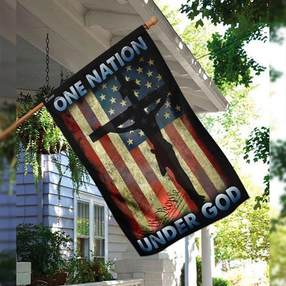 Christian Garden Flags, One Nation Under God Flag, Christian House Flags, Christian Cross Flag, Faith Flag