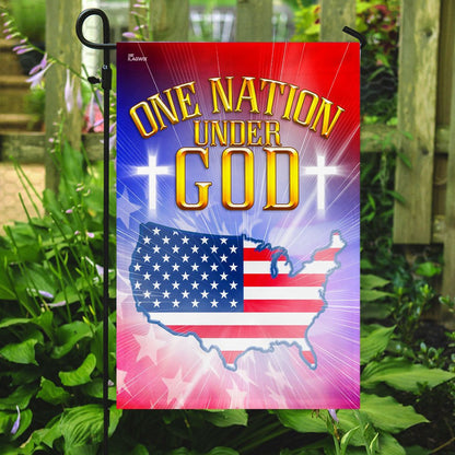 Christian Garden Flags, One Nation Under God Love American Flag, Christian House Flags, Christian Cross Flag, Faith Flag