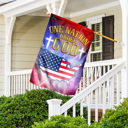 Christian Garden Flags, One Nation Under God Love American Flag, Christian House Flags, Christian Cross Flag, Faith Flag