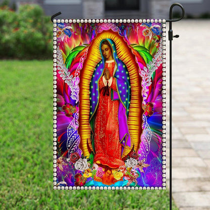 Christian Garden Flags, Our Lady Of Guadalupe Flag, Christian House Flags, Christian Cross Flag, Faith Flag