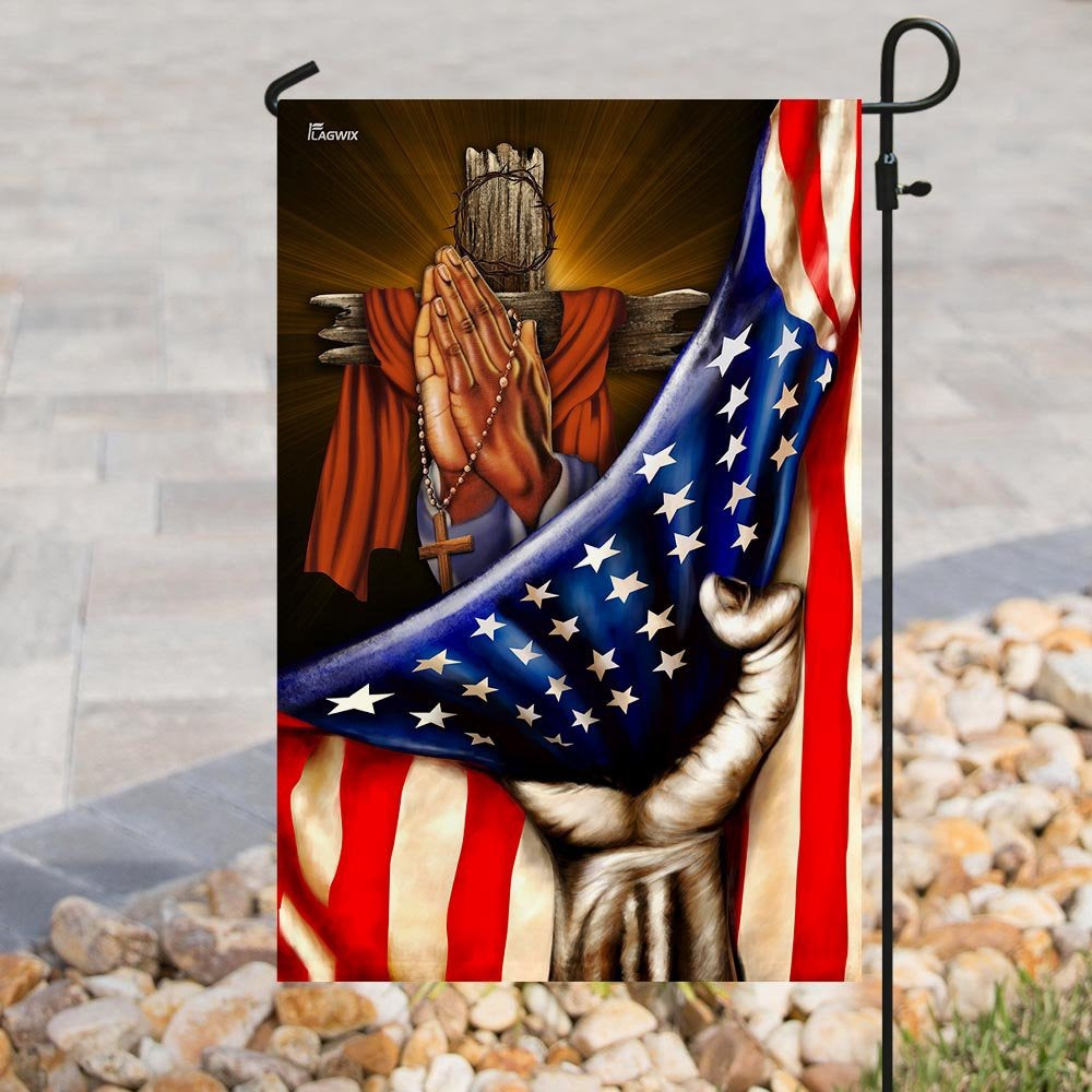 Christian Garden Flags, Praying Hands Faith Hope Flag, Christian House Flags, Christian Cross Flag, Faith Flag