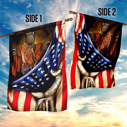 Christian Garden Flags, Praying Hands Faith Hope Flag, Christian House Flags, Christian Cross Flag, Faith Flag