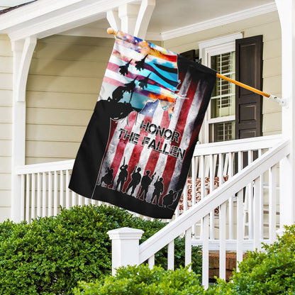 Christian Garden Flags, Proud Veteran Honor The Fallen Flag, Christian House Flags, Christian Cross Flag, Faith Flag