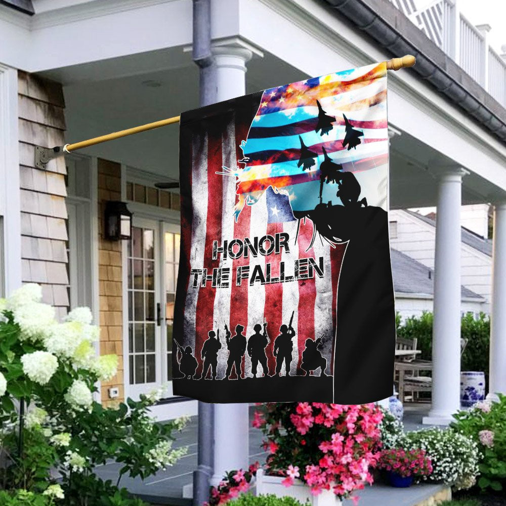 Christian Garden Flags, Proud Veteran Honor The Fallen Flag, Christian House Flags, Christian Cross Flag, Faith Flag