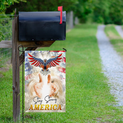 Christian Garden Flags, Stay Strong America, God's Nation Flag, Christian House Flags, Christian Cross Flag, Faith Flag