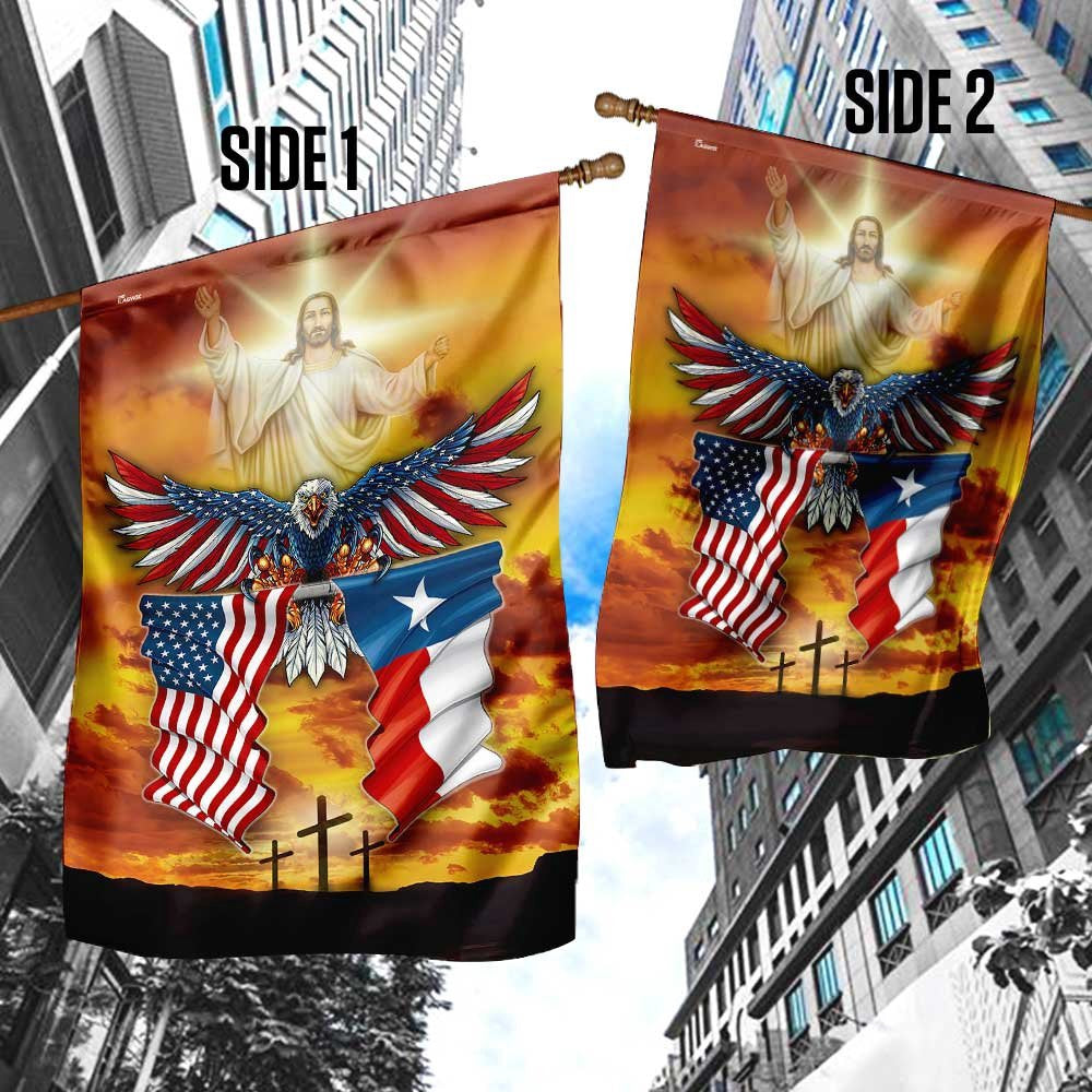 Christian Garden Flags, Texas State One Nation Under God Flag, Christian House Flags, Christian Cross Flag, Faith Flag