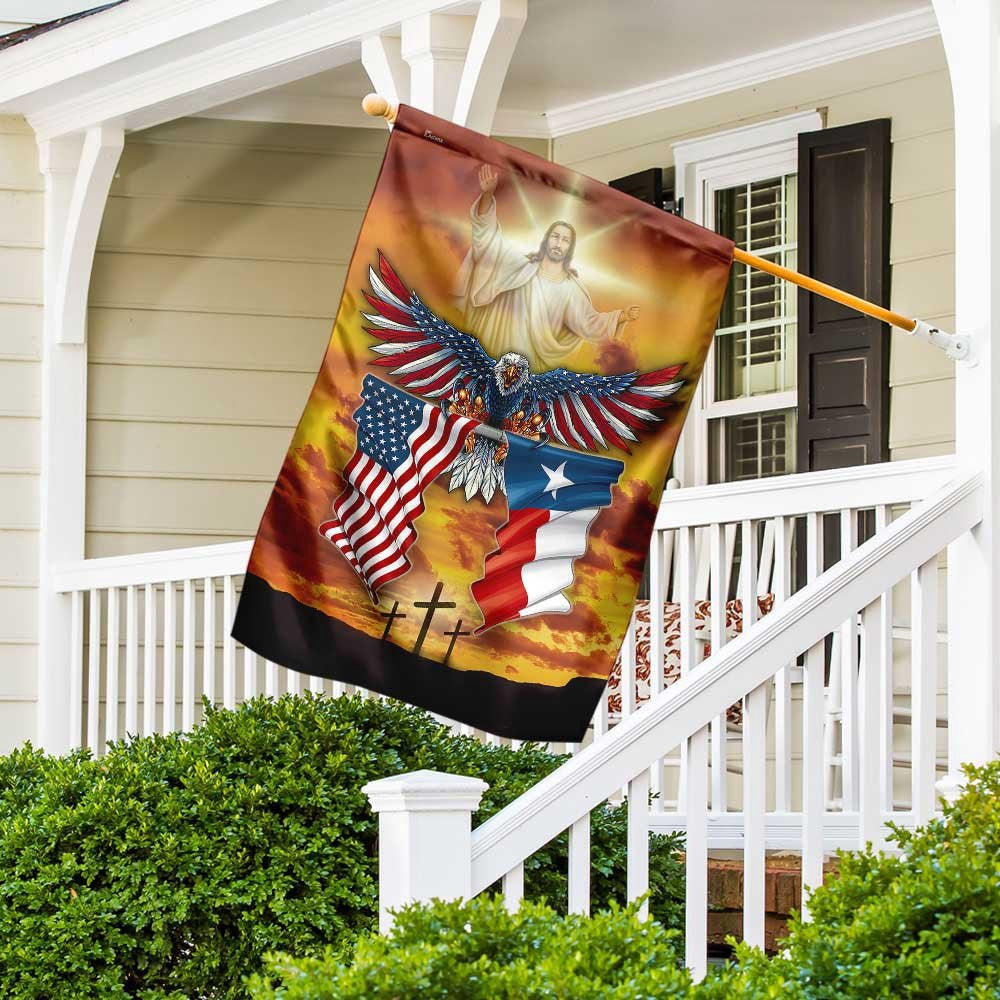Christian Garden Flags, Texas State One Nation Under God Flag, Christian House Flags, Christian Cross Flag, Faith Flag