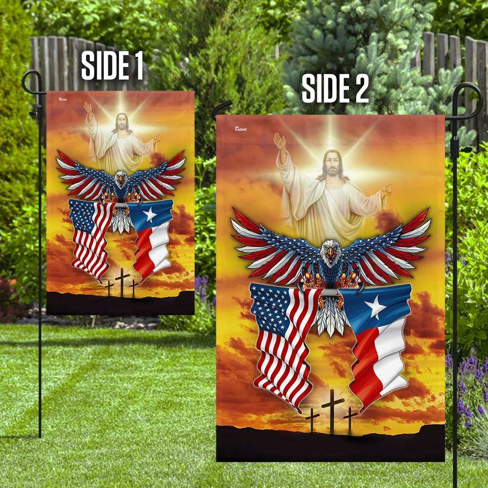 Christian Garden Flags, Texas State One Nation Under God Flag, Christian House Flags, Christian Cross Flag, Faith Flag