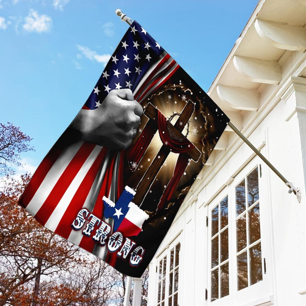 Christian Garden Flags, Texas Strong Flag, Christian House Flags, Christian Cross Flag, Faith Flag