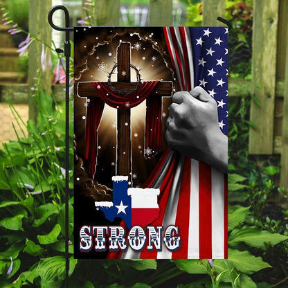 Christian Garden Flags, Texas Strong Flag, Christian House Flags, Christian Cross Flag, Faith Flag