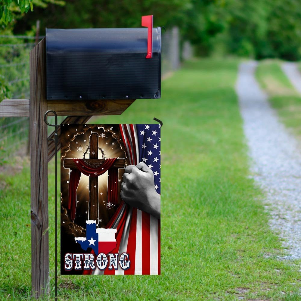 Christian Garden Flags, Texas Strong Flag, Christian House Flags, Christian Cross Flag, Faith Flag