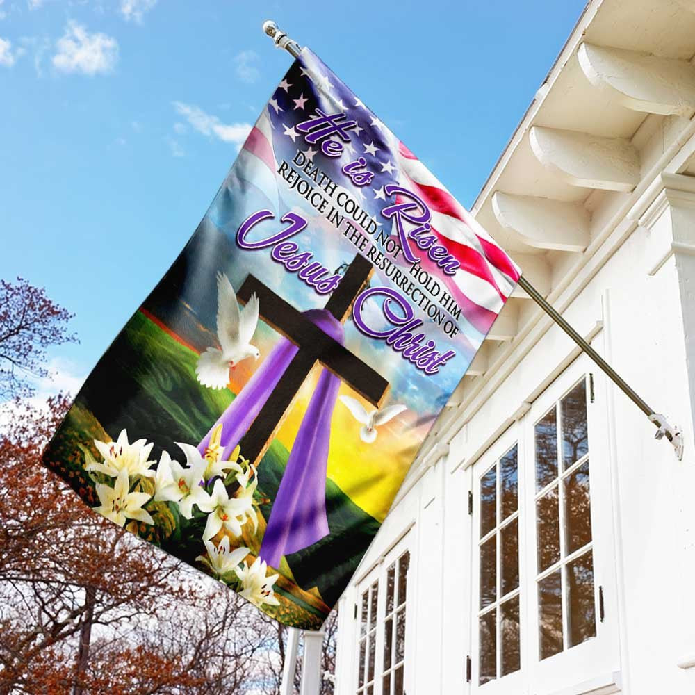 Christian Garden Flags, The Resurrection Of Jesus Christ Easter Flag, Christian House Flags, Christian Cross Flag, Faith Flag