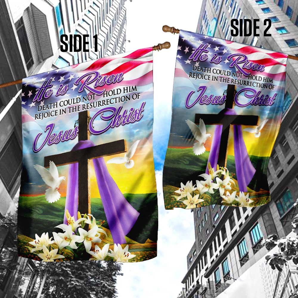Christian Garden Flags, The Resurrection Of Jesus Christ Easter Flag, Christian House Flags, Christian Cross Flag, Faith Flag