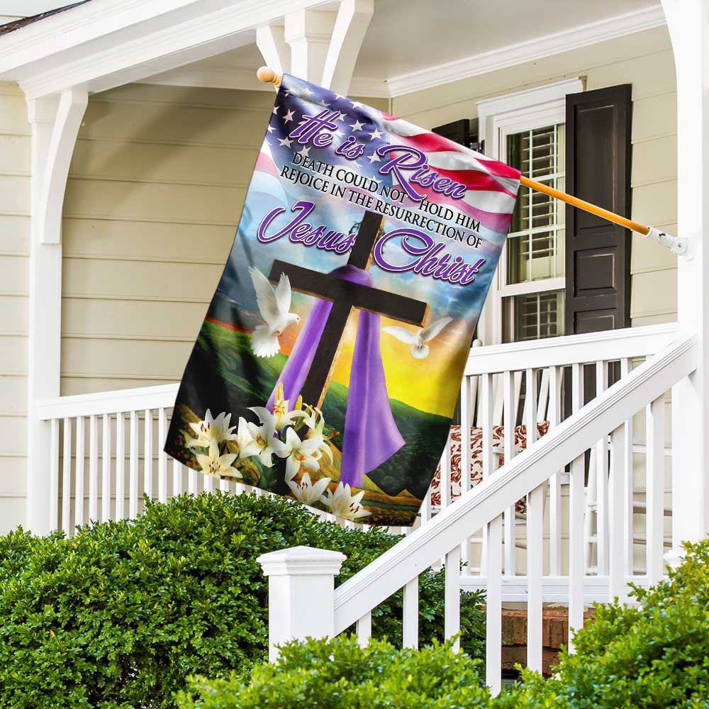 Christian Garden Flags, The Resurrection Of Jesus Christ Easter Flag, Christian House Flags, Christian Cross Flag, Faith Flag