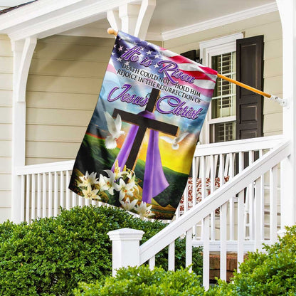 Christian Garden Flags, The Resurrection Of Jesus Christ Easter Flag, Christian House Flags, Christian Cross Flag, Faith Flag