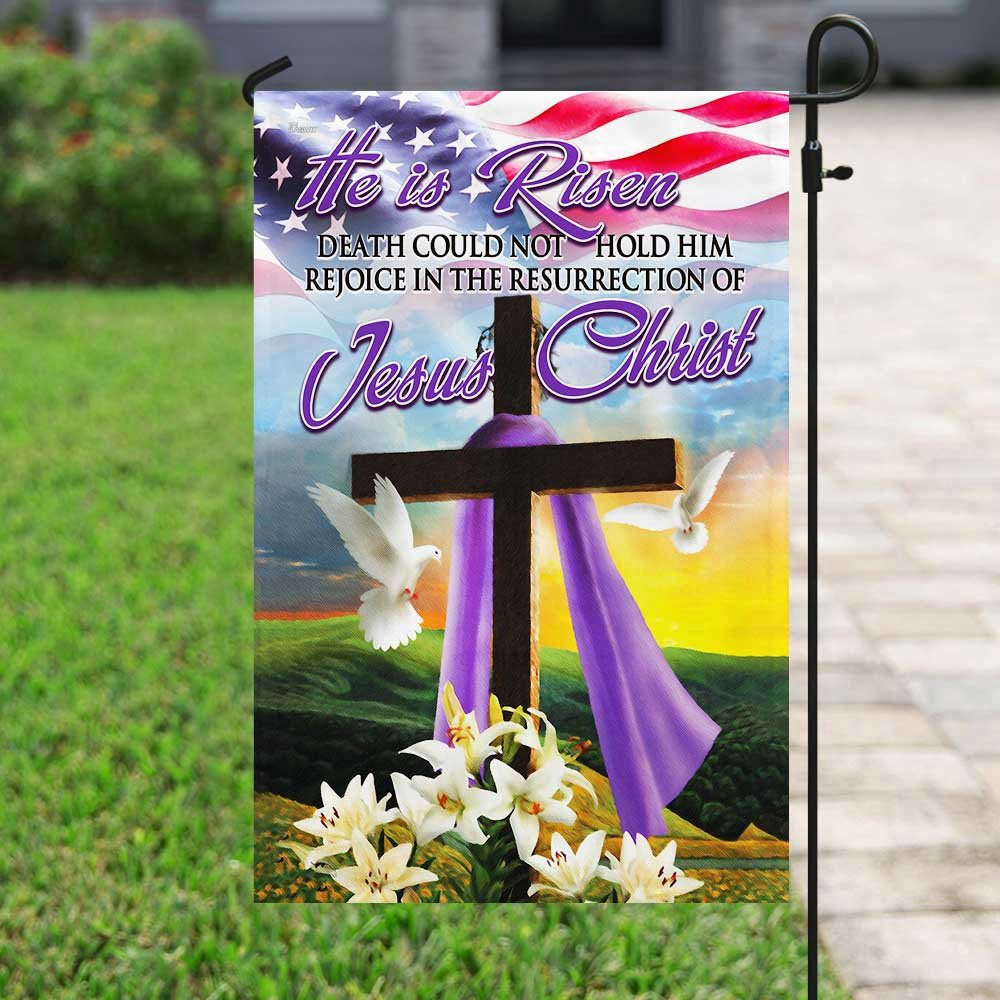 Christian Garden Flags, The Resurrection Of Jesus Christ Easter Flag, Christian House Flags, Christian Cross Flag, Faith Flag