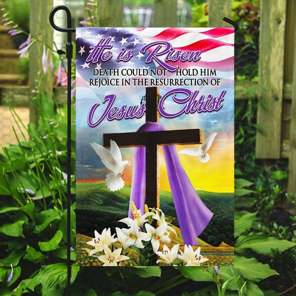 Christian Garden Flags, The Resurrection Of Jesus Christ Easter Flag, Christian House Flags, Christian Cross Flag, Faith Flag