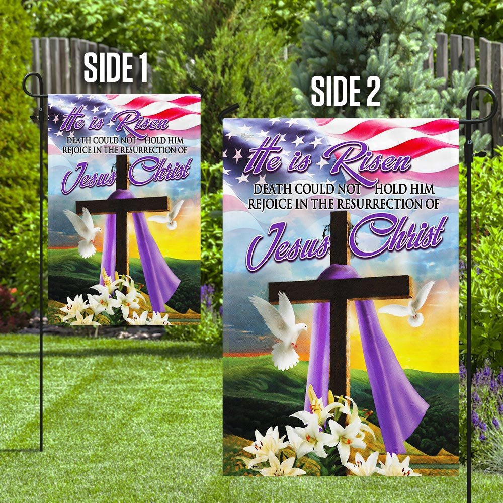 Christian Garden Flags, The Resurrection Of Jesus Christ Easter Flag, Christian House Flags, Christian Cross Flag, Faith Flag