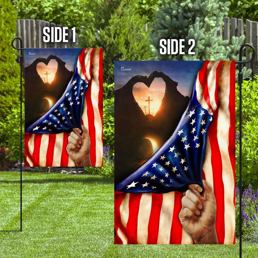 Christian Garden Flags, The Sun On The Cross Flag, Christian House Flags, Christian Cross Flag, Faith Flag