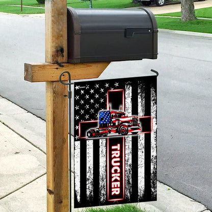 Christian Garden Flags, Trucker American US Flag, Christian House Flags, Christian Cross Flag, Faith Flag