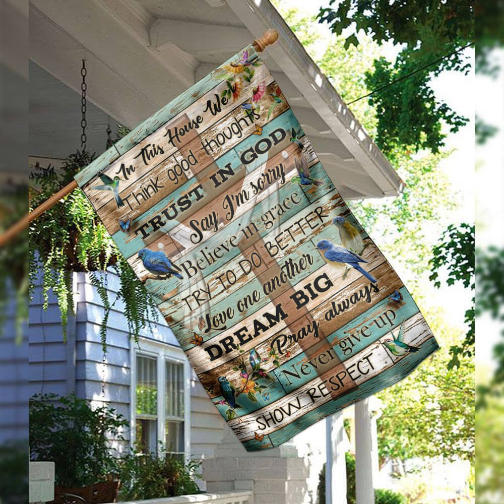 Christian Garden Flags, We Trust In God Flag, Christian House Flags, Christian Cross Flag, Faith Flag